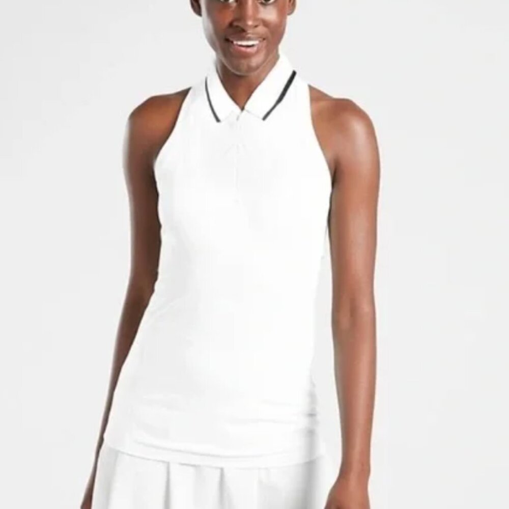 Athleta Momentum Seamless Polo Tank